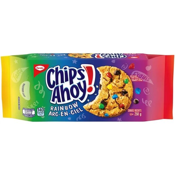 Biscuits arc-en-ciel Chips Ahoy!, 258 g