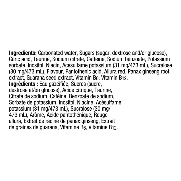 Boisson énergisante Rockstar Punched Fruit Punch, canette de 473 ml - Image 5