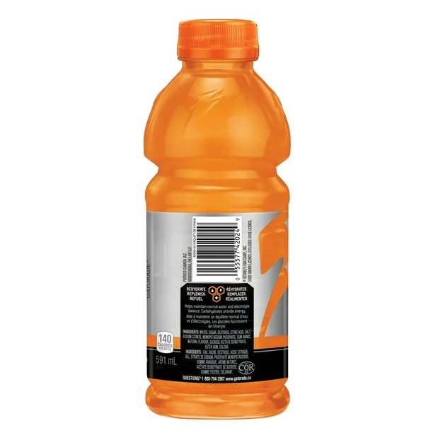 Boisson sportive Gatorade G Orange 591 mL - Image 2