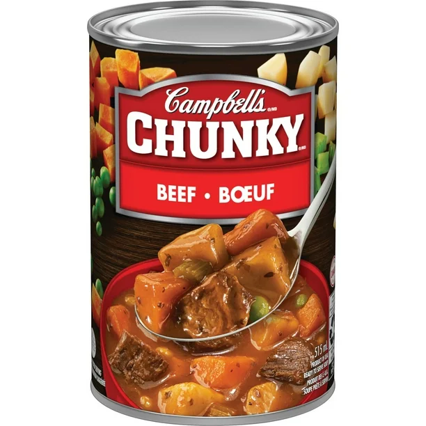 Chunky, boeuf ; campbell
