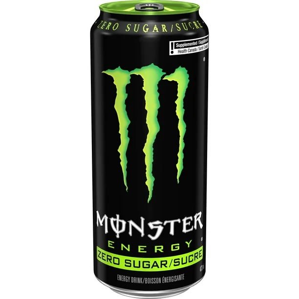 Canette de sucre Monster Zero, 473 ml, 240 ml