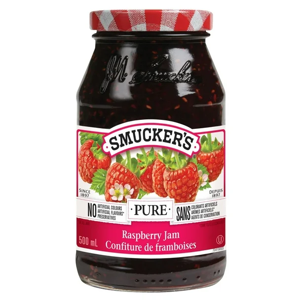 Confiture de framboises pure Smucker's 500 ml - Image 2
