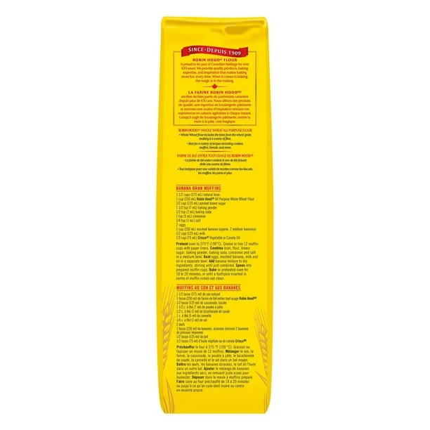 Farine de blé entier tout usage Robin Hood 2,5 kg - Image 7