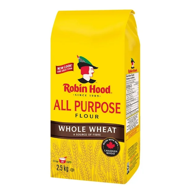 Farine de blé entier tout usage Robin Hood 2,5 kg - Image 2
