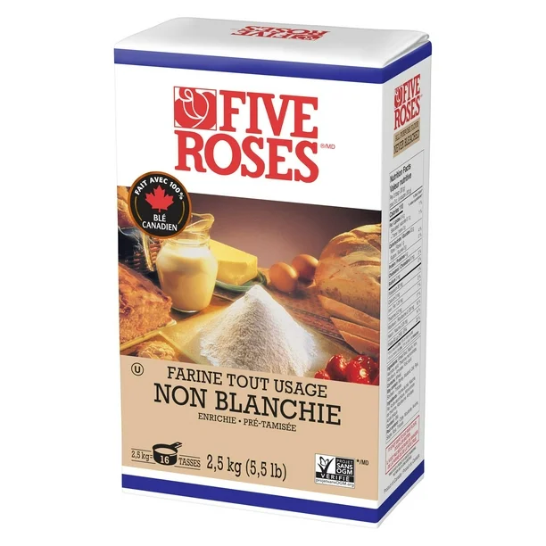 Farine tout usage non blanchie Five Roses 2,5 kg - Image 4