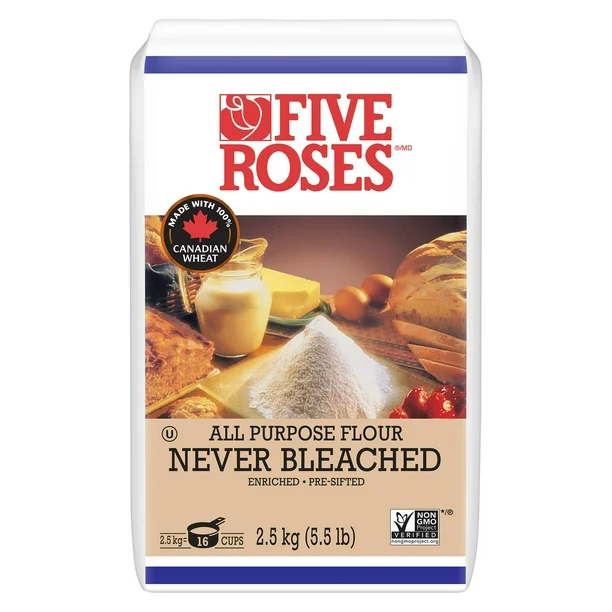 Farine tout usage non blanchie Five Roses 2,5 kg