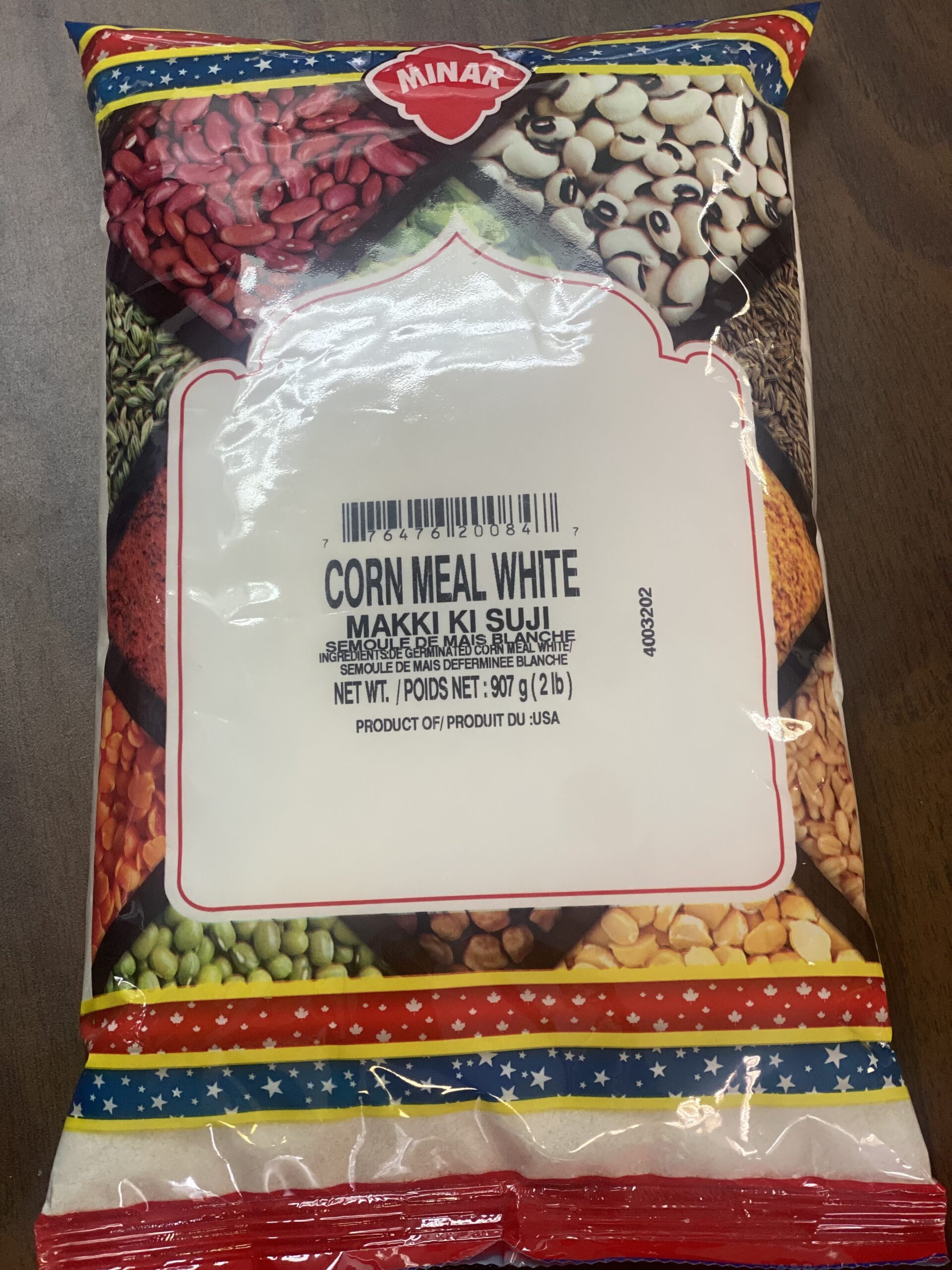Semoule de maïs blanche; makki ki suji 907g
