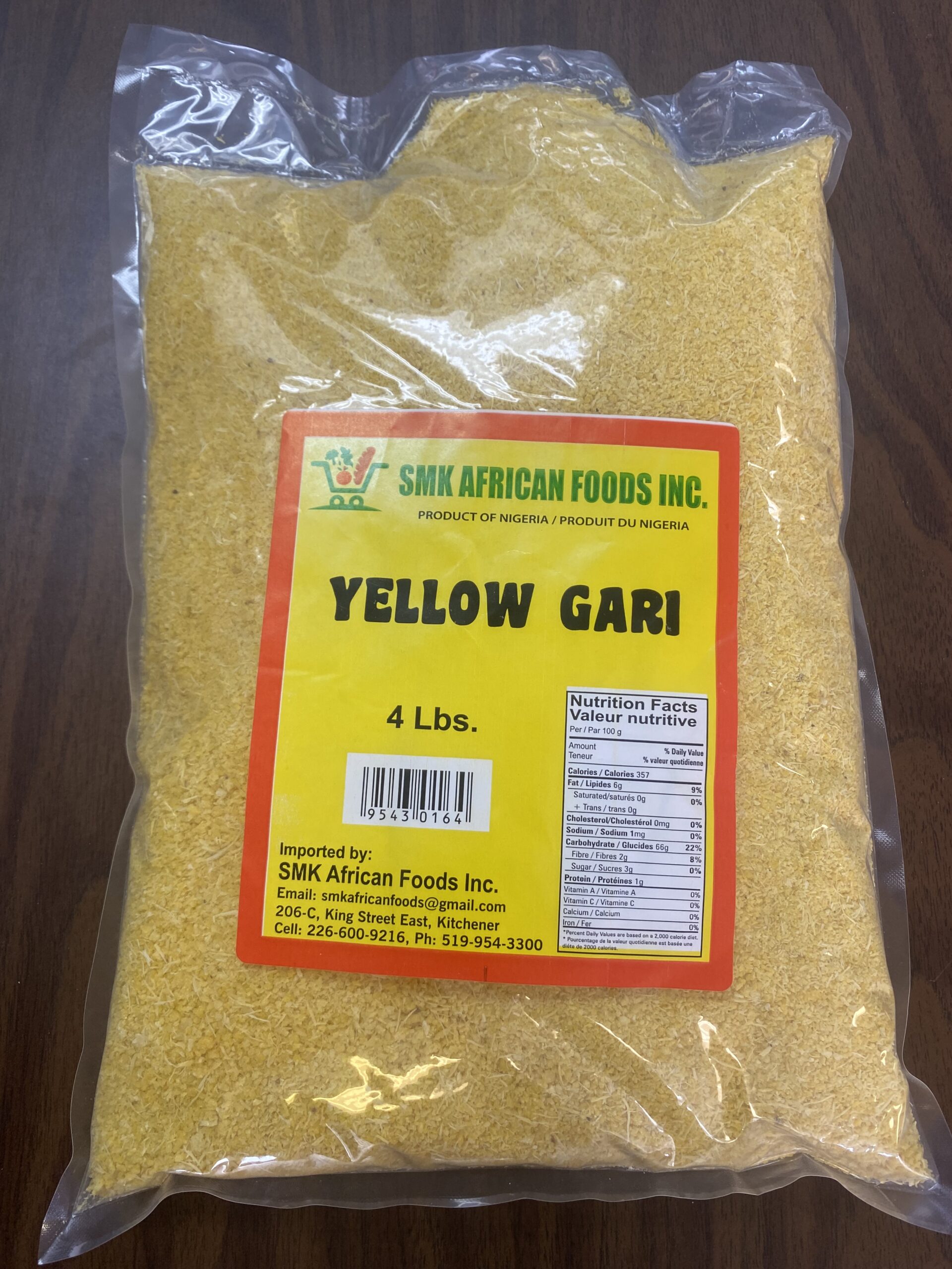Gari/Tapioca jaune 4Lbs