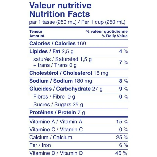 Lait partiellement écrémé 1 % au chocolat Québon, 473 ml - Image 5
