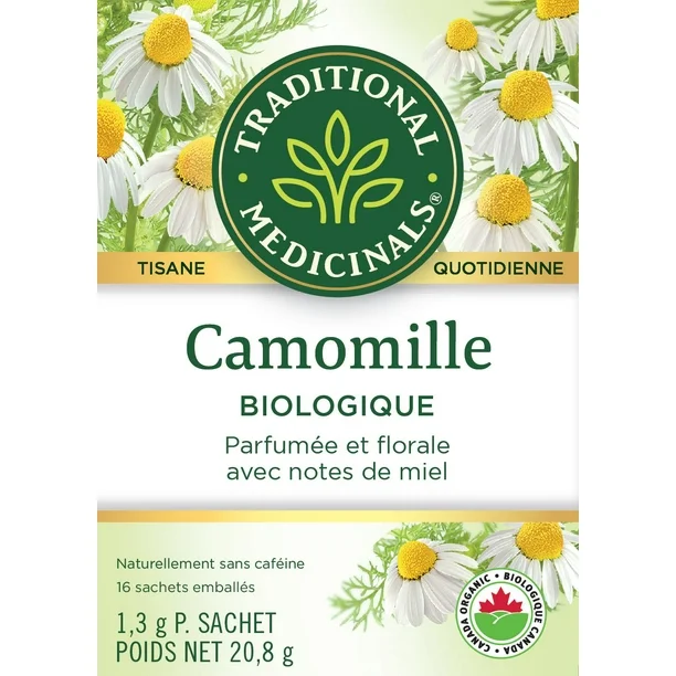 Médicaments traditionnels à la camomille, 16 sachets de thé emballés - Image 4