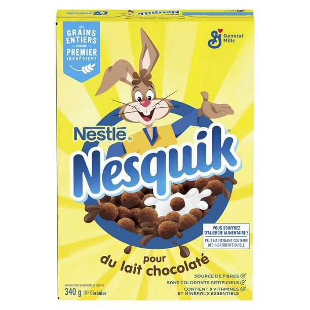 Nestlé, nesquik, céréales chocolatés