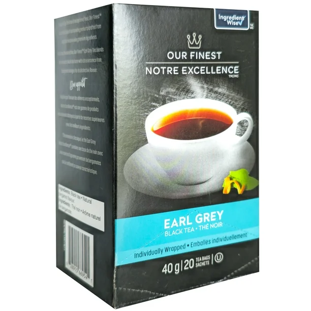 Notre meilleur thé noir Earl Grey, 40 g, 20 sachets de thé - Image 2