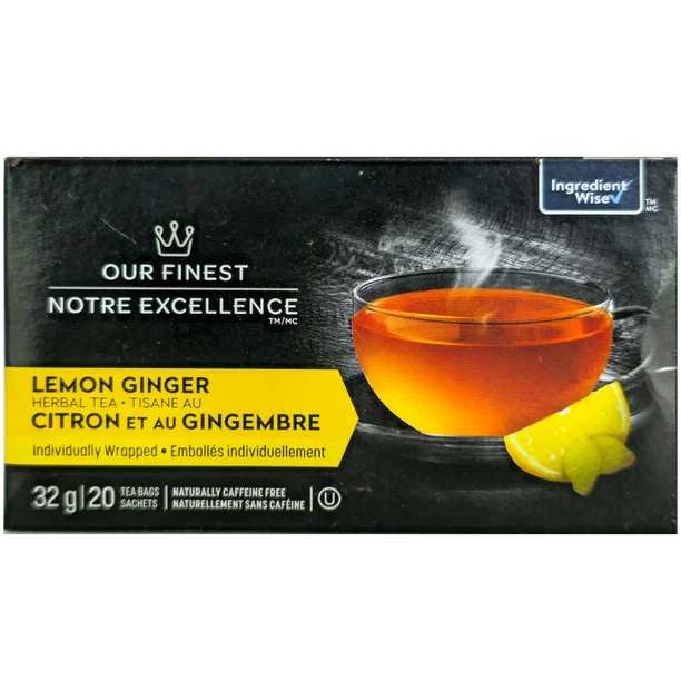 Notre meilleure tisane au citron et au gingembre, 32 g x 20 sachets - Image 3