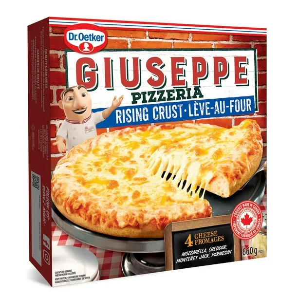 Pizza 4 fromages à croûte levée Dr. Oetker Giuseppe Pizzeria, 660 g - Image 3