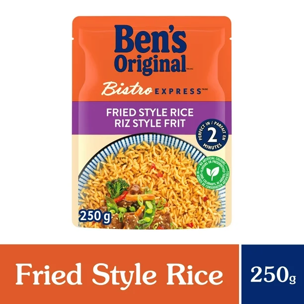 Plat d'accompagnement de riz frit BEN'S ORIGINAL BISTRO EXPRESS, sachet de 250 g, parfait à chaque fois™