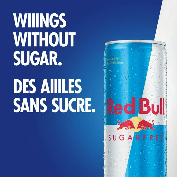 Red Bull Energy Drink, Sugar Free, 250 ml - Image 4