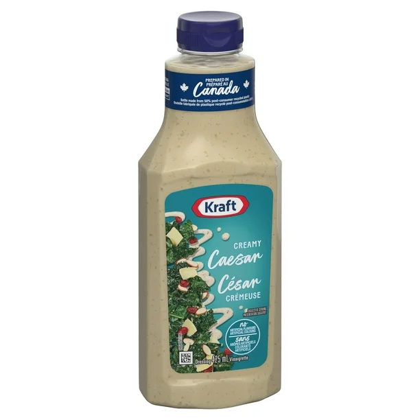 Vinaigrette César crémeuse Kraft, bouteille de 425 ml, VINAIGRETTE CÉSAR CRÉMEUX KRAFT 425ml - Image 6