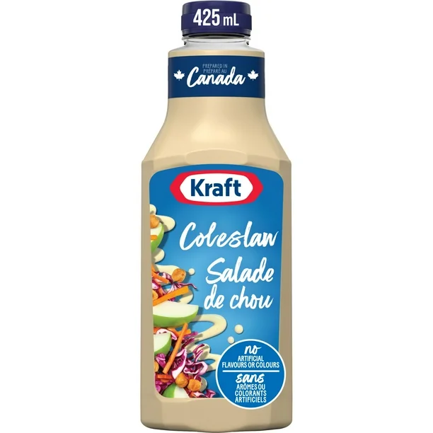 Vinaigrette pour salade de chou Kraft, bouteille de 425 ml, VINAIGRETTE POUR SALADE DE CHOU KRAFT 425