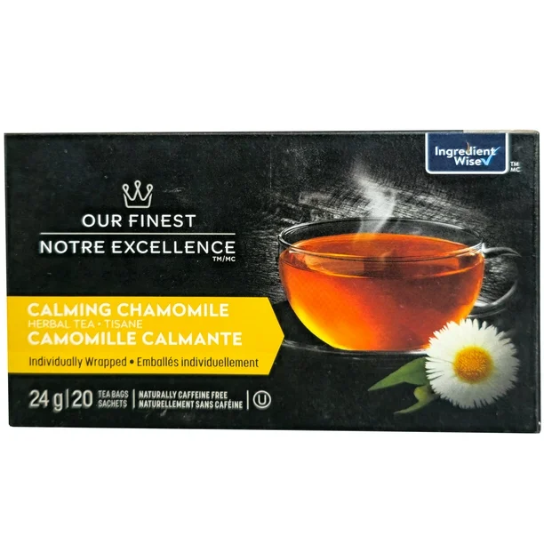 Notre meilleure tisane apaisante à la camomille, 24 g, 20 sachets de thé - Image 4