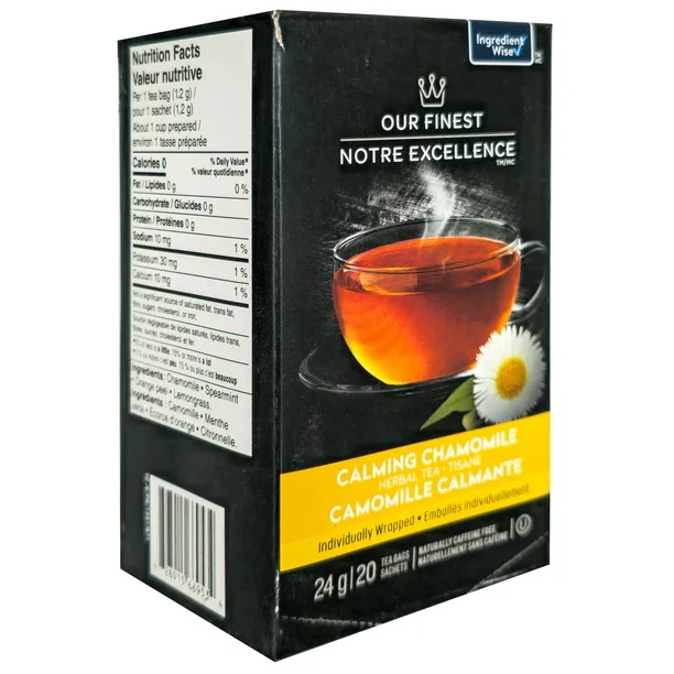 Notre meilleure tisane apaisante à la camomille, 24 g, 20 sachets de thé - Image 3