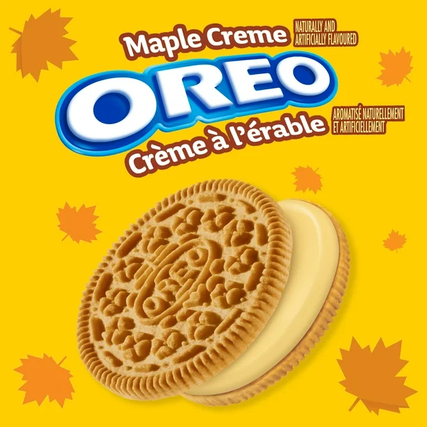 Biscuit sandwich à la crème d'érable OREO, fait avec du vrai sirop d'érable du Québec, 261 g - Image 7
