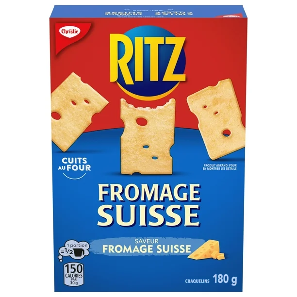 Craquelins au fromage suisse RITZ, 180 g