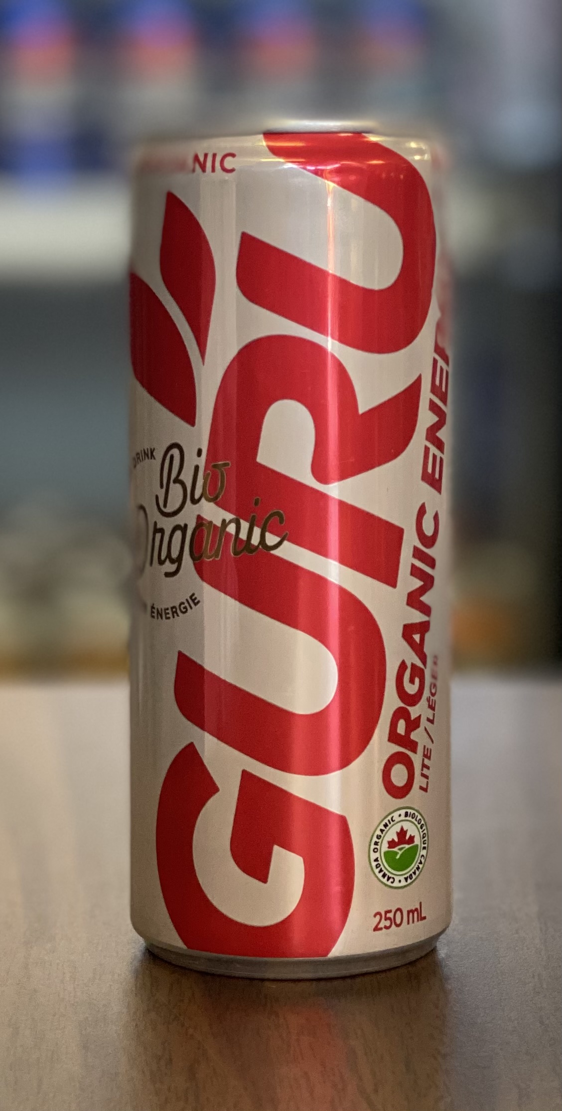 Guru boisson énergisante bio et légère, 250ml