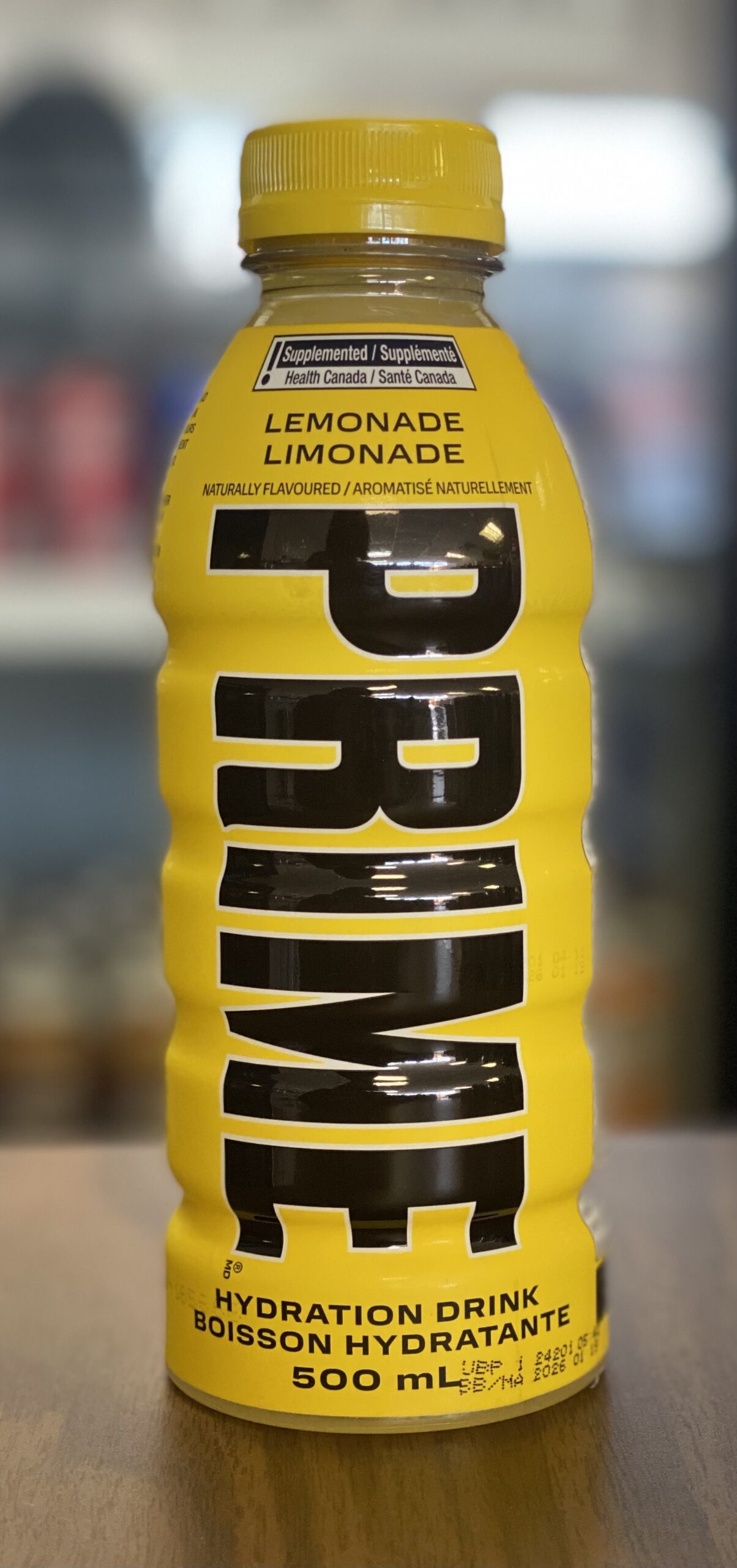 Prime limonade boisson énergisante 500ml