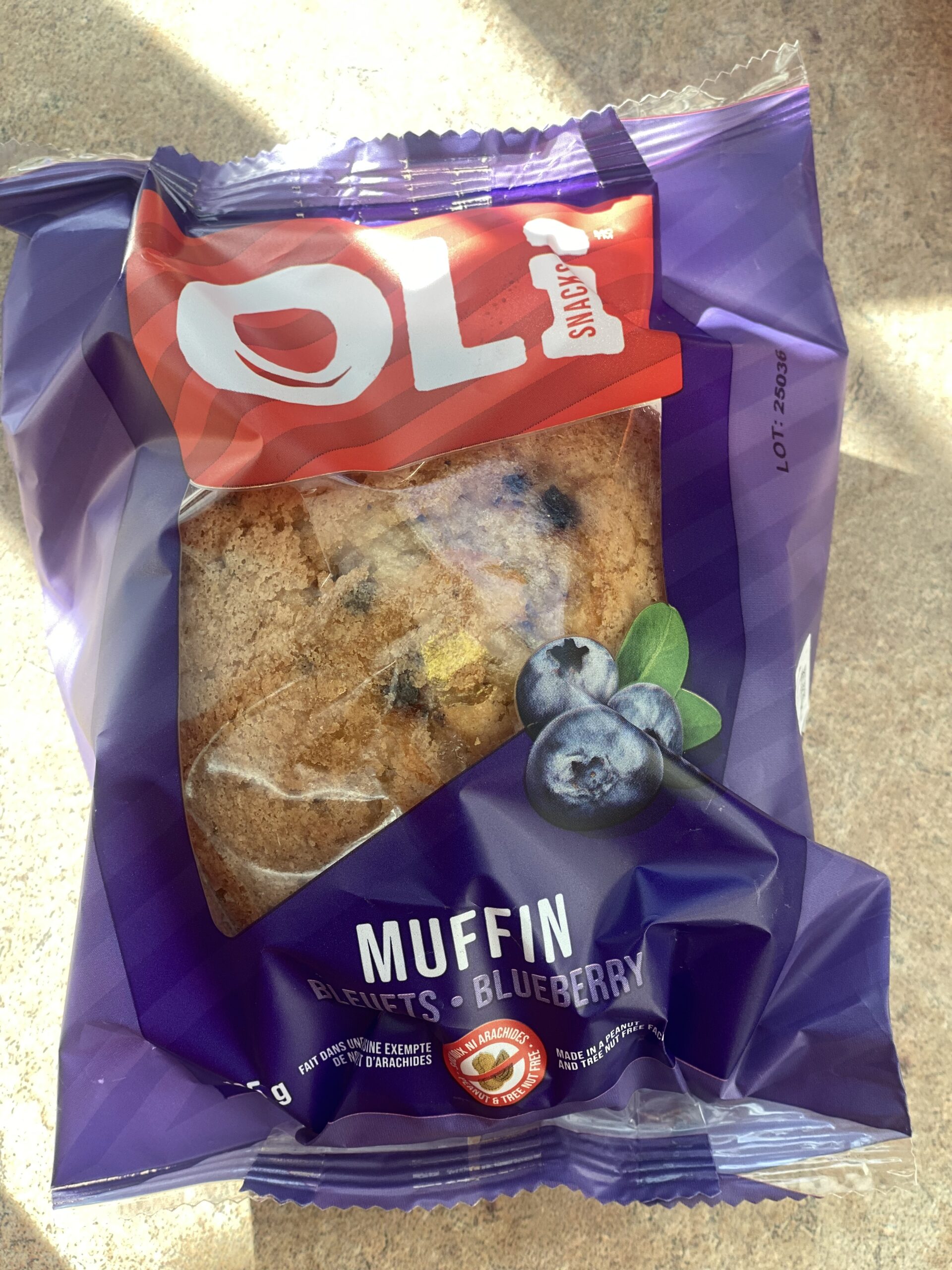 Muffin Blueberry Oli 135g