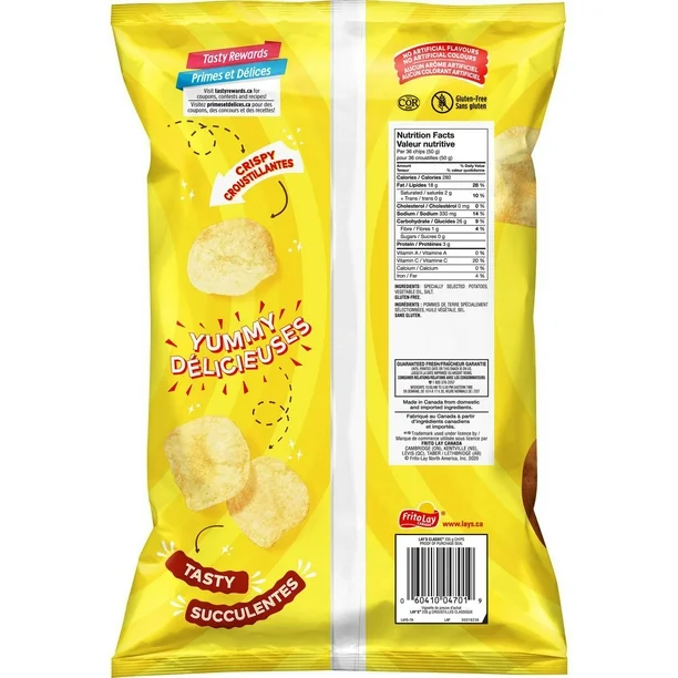 Chips de pommes de terre classiques Lay's, 235 g - Image 7