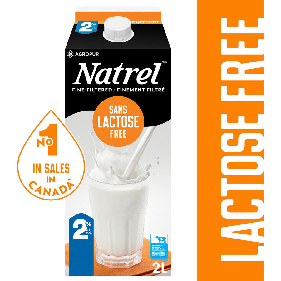 Natrel sans lactose 2 %, 2 L - Image 2