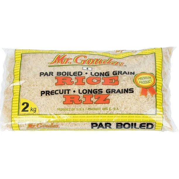 MG PARBOILED RICE - FRENCH MR GOUDAS MG RIZ DE PRECUIT 2 kg