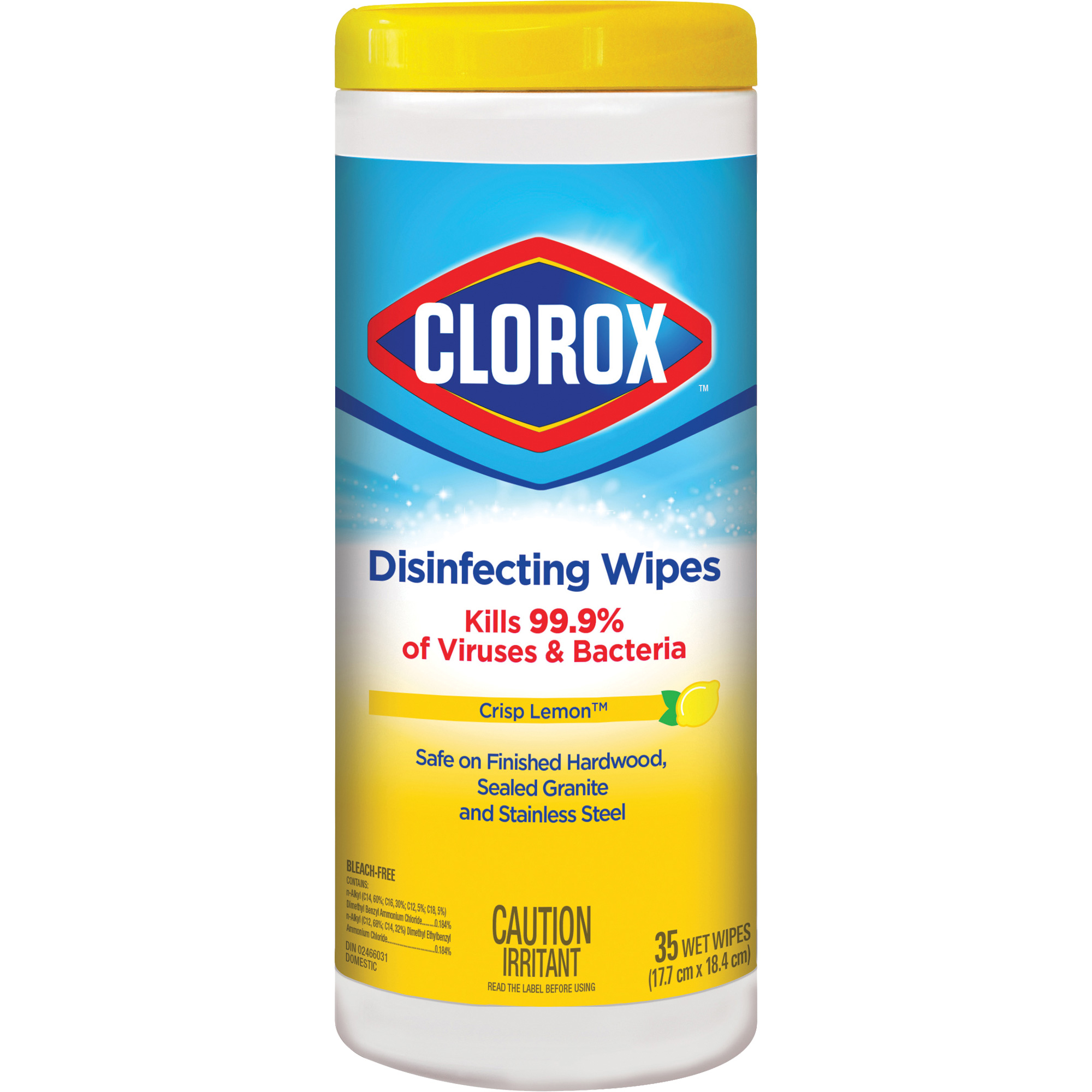Clorox ,Lingettes Desinfectantes aux citrons