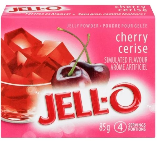 Jell-0 cerise
