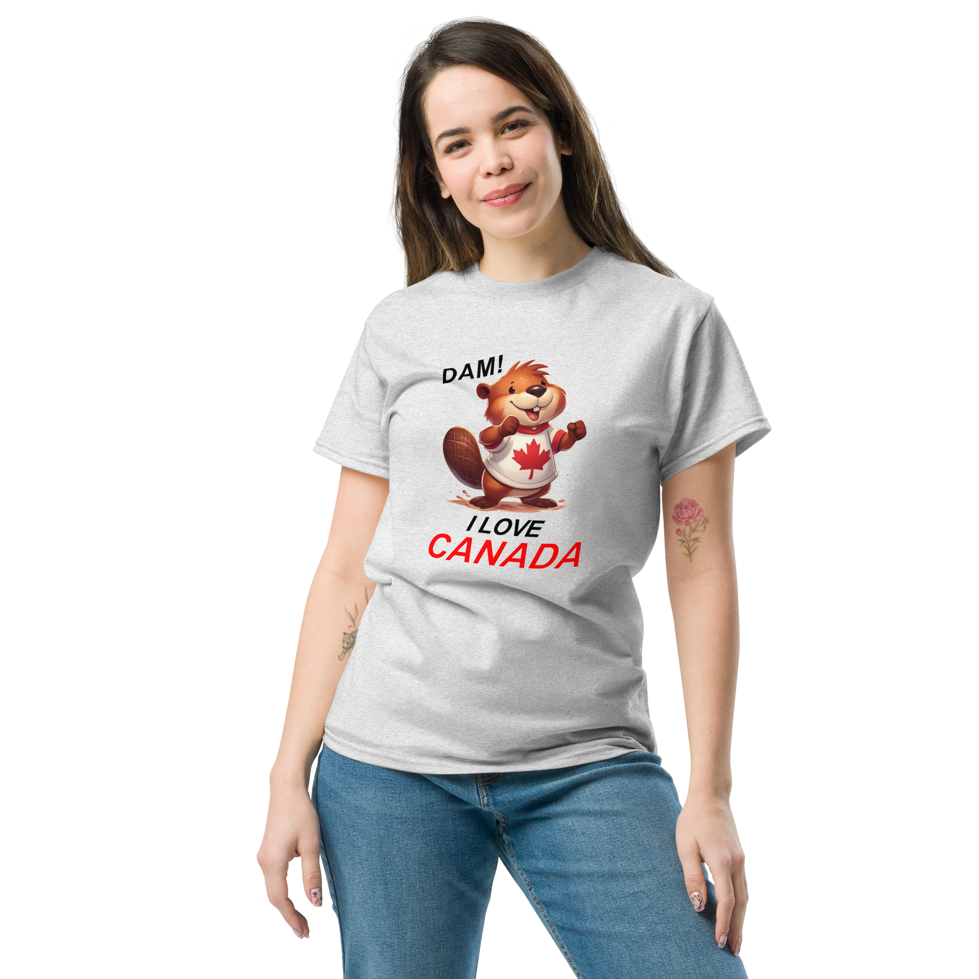 T-Shirt ''Dam, I love Canada'' - Image 2