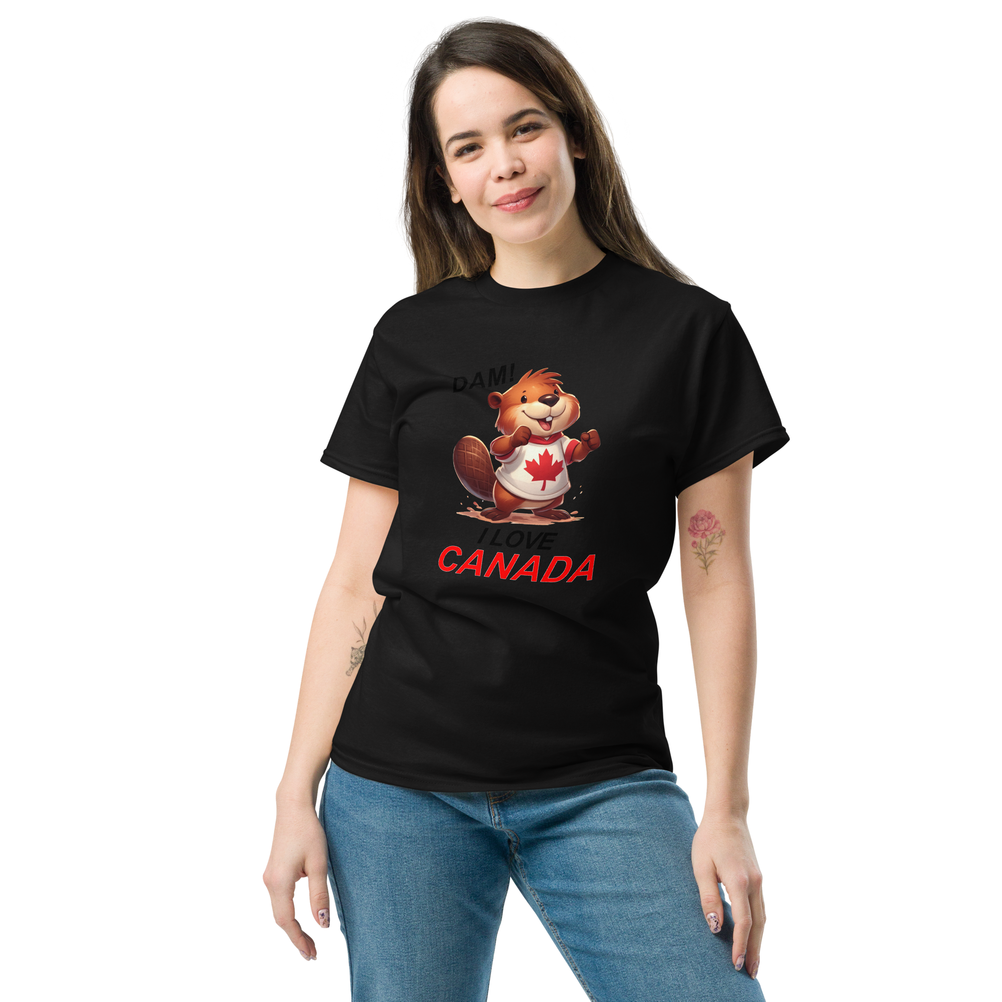 T-Shirt ''Dam, I love Canada'' - Image 8
