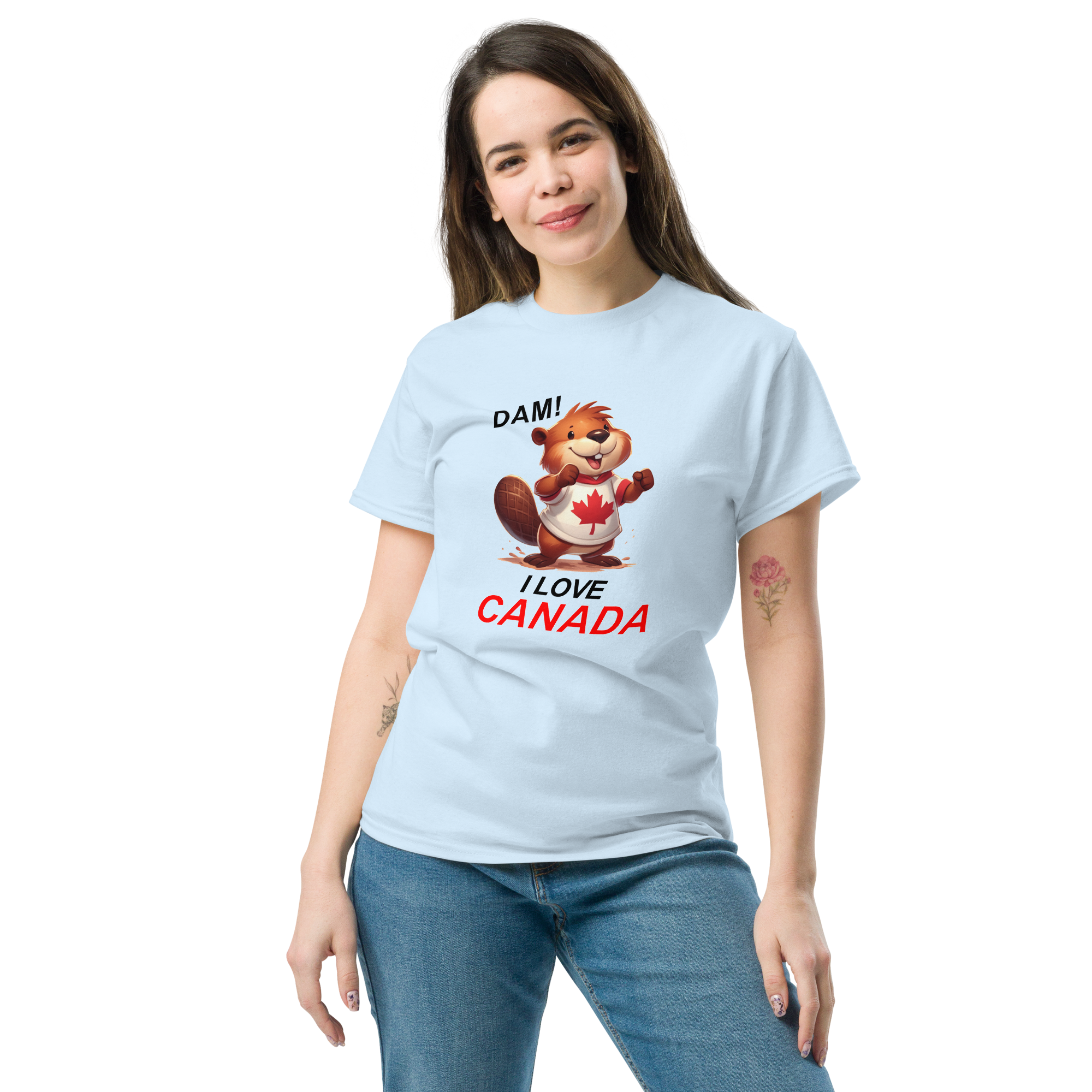 T-Shirt ''Dam, I love Canada'' - Image 11